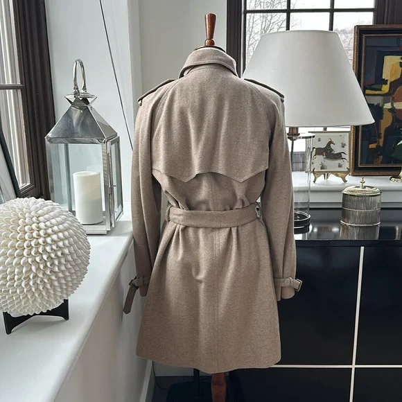 Ralph Lauren Collection Cashmere/Wool Blend Trench M
